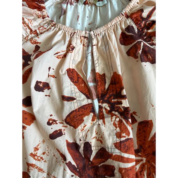 Marie Oliver Kara Aloha Poplin Mini Dress Multicolor Size Medium - Picture 10 of 11